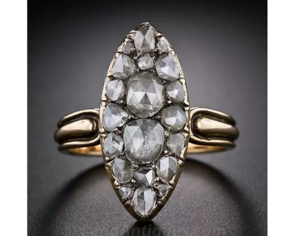 What Do Antique Rose Cut Diamonds Look Like?