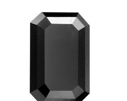 Baguette Shape Black Diamond 