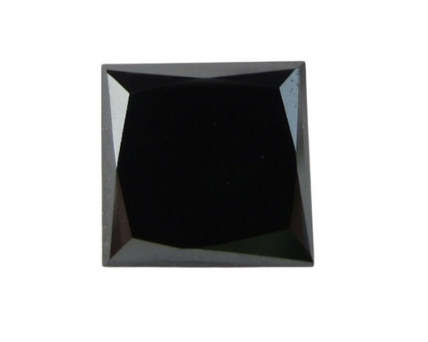 Princess Cut Shape Black Diamond 