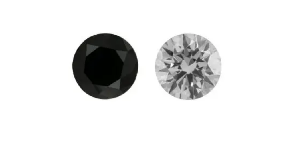 White and black diamond
