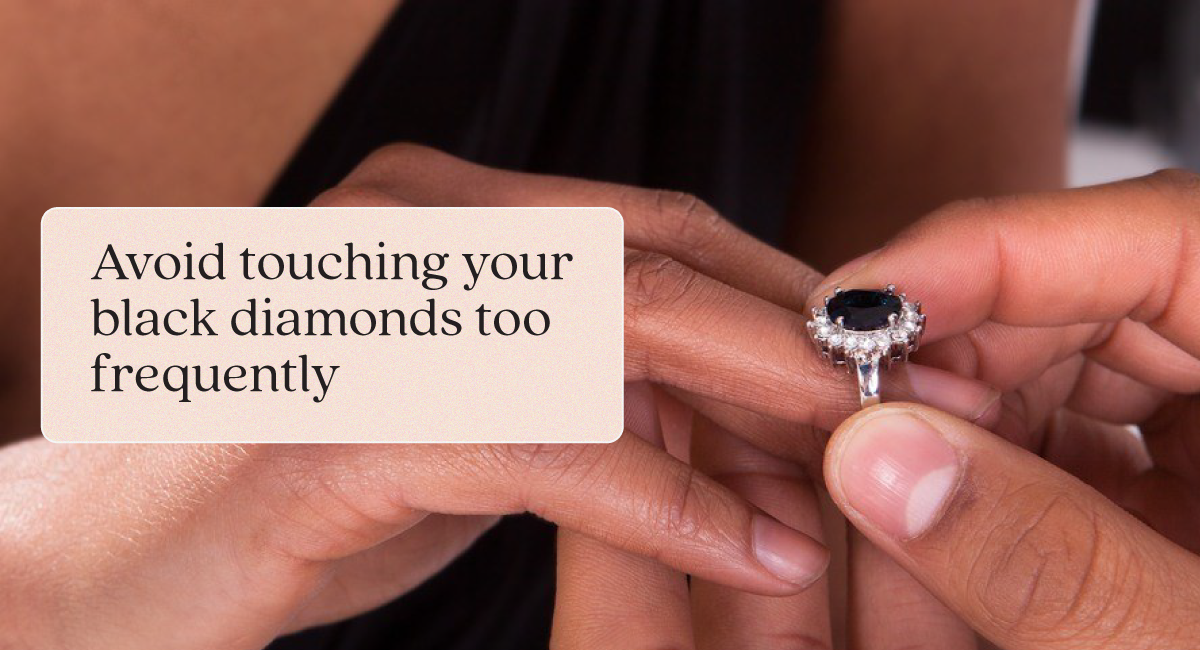 How do black diamonds lose their shine