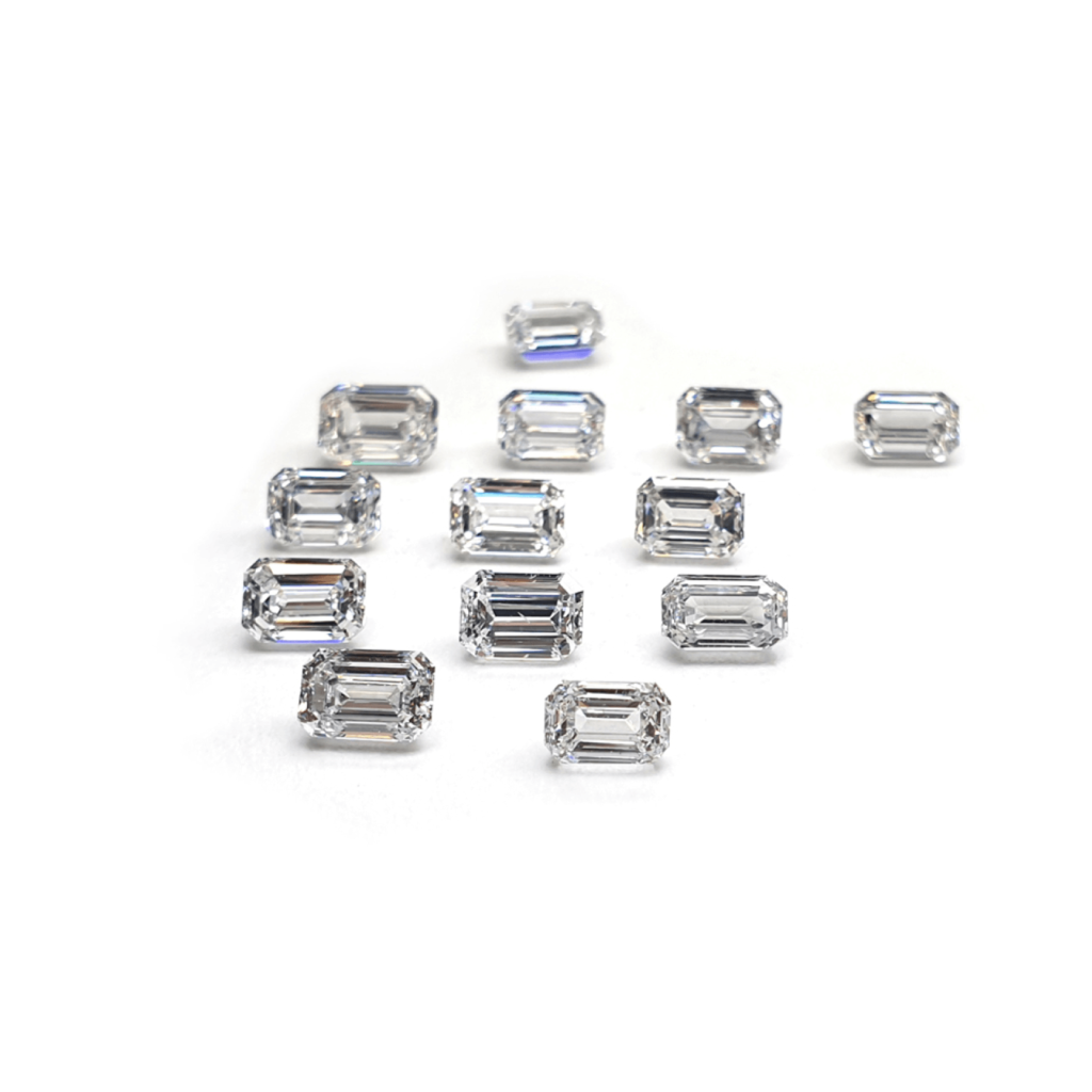 Buy Natural Emerald Cut Diamonds Melee at Wholesale Price Diamonds