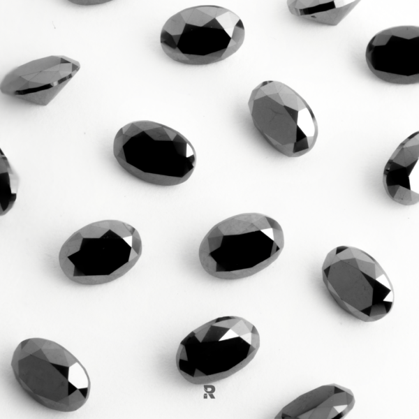 Buy Wholesale Natural Black Diamond Ovals Trusted Supplier