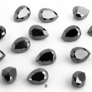 Pear Shape Black Diamond