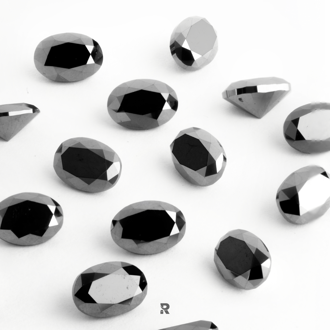Buy Wholesale Natural Black Diamond Ovals Trusted Supplier