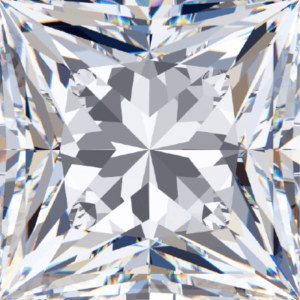 PRINCESS Cut 0.10 CARAT H COLOR VVS2 Clarity Natural Diamond