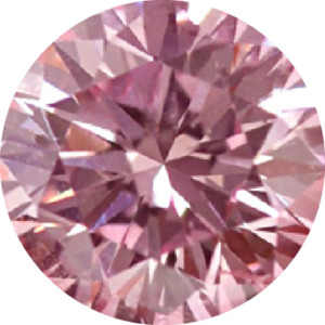 ROUND Cut 0.29 CARAT pink COLOR I2 Clarity Natural Diamond