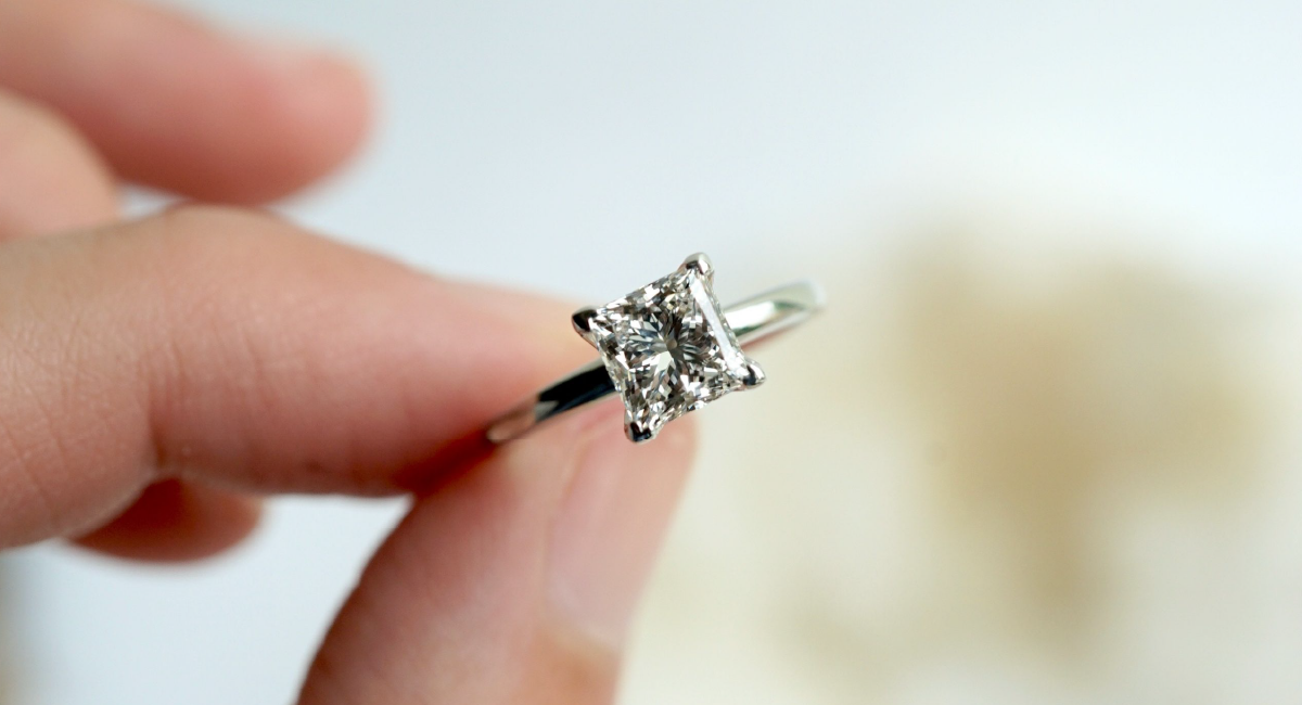 princess cut diamond ring settings