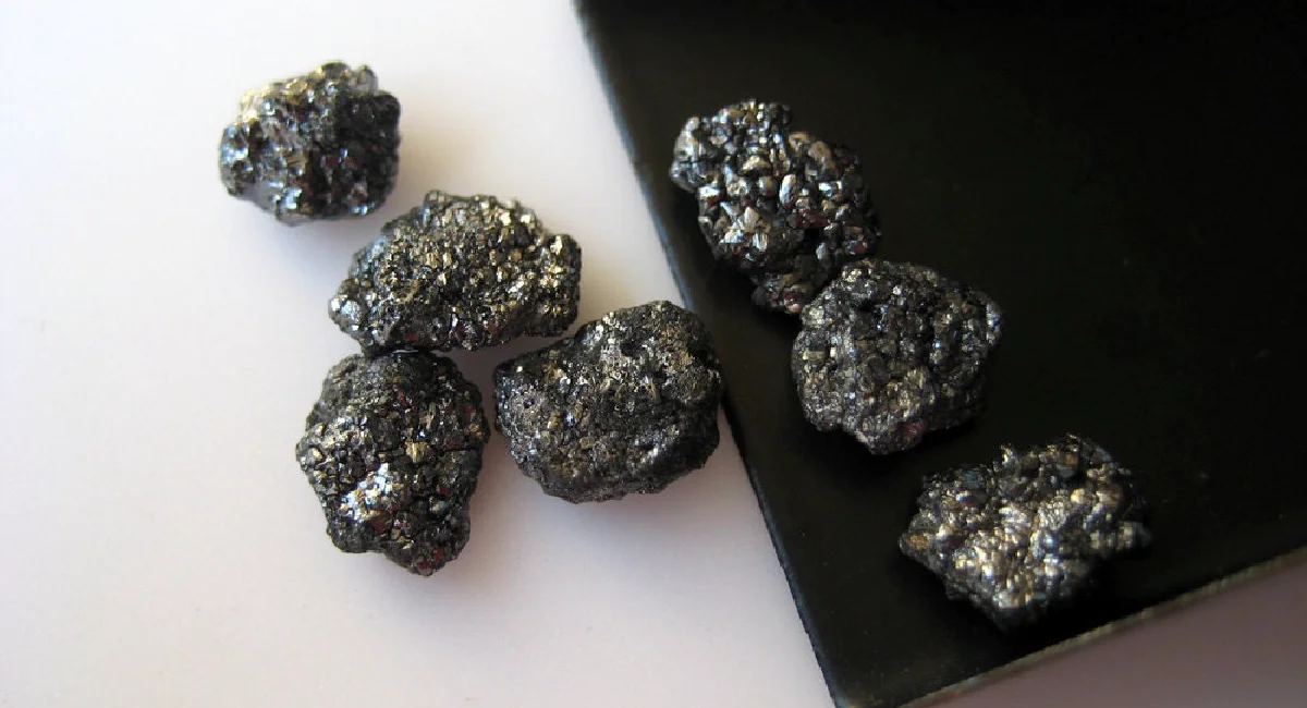 How Do Black Diamonds Get Their Color?