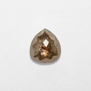 1.18ct Pear Shape Salt & Pepper Natural Diamond