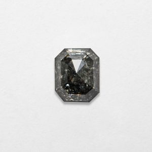 0.56ct Radiant Shape Salt & Pepper Natural Diamond