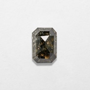 1.22ct Radiant Shape Salt & Pepper Natural Diamond