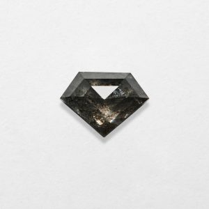 1.12ct Kite Shape Salt & Pepper Natural Diamond