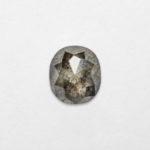 0.98ct Cushion Shape Salt & Pepper Natural Diamond