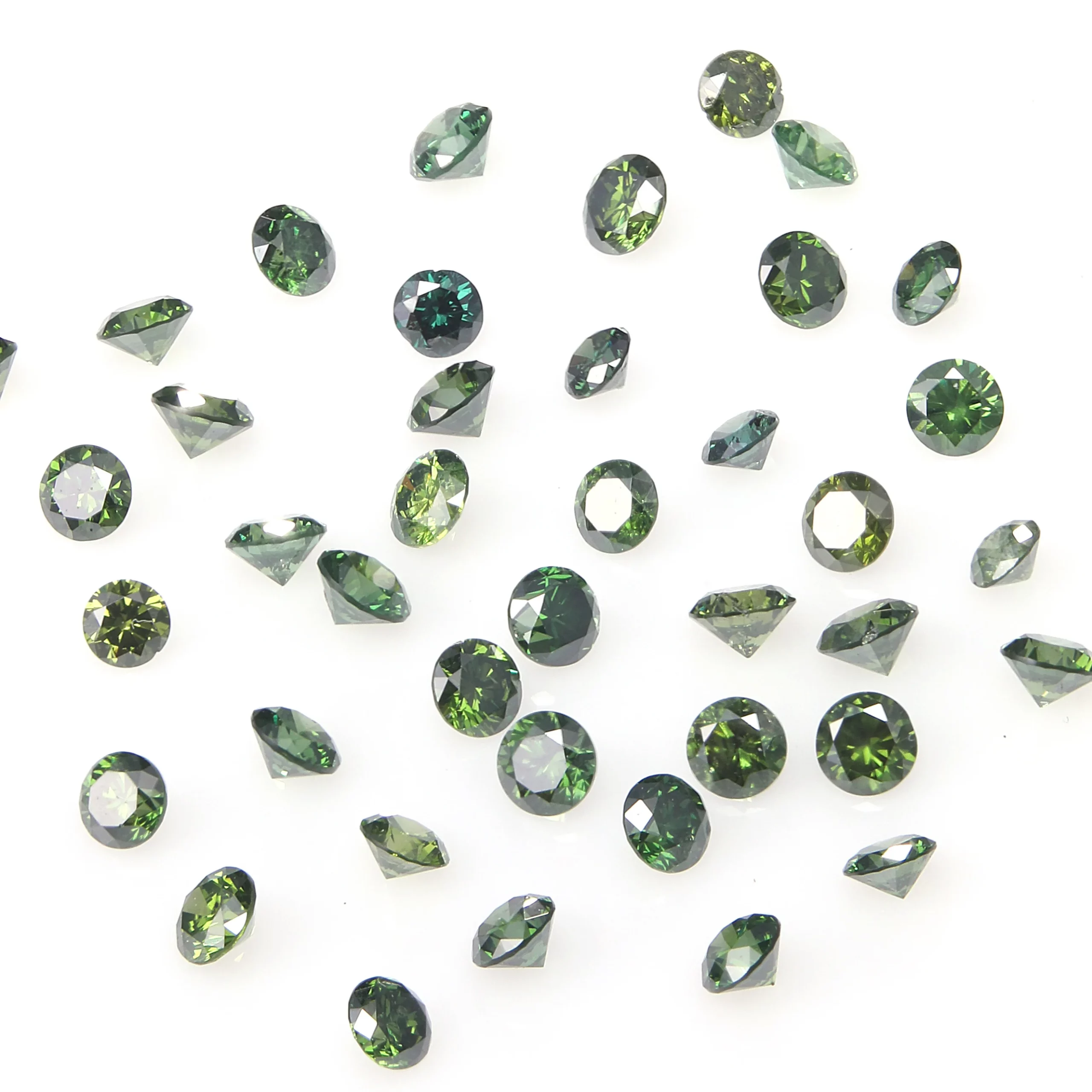 green round shaped diamond