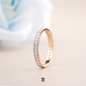 Round Diamond Eternity Wedding Ring