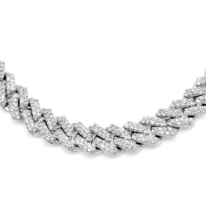 8mm Diamond Cuban Link Chain