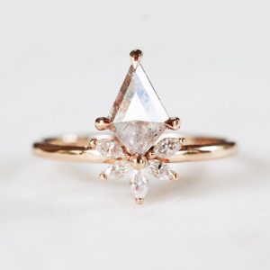 Sequoia Salt and Pepper Diamond Ring