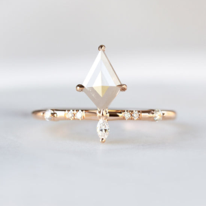 Sarang Salt and Pepper Diamond Ring