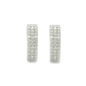 0.85Ct Natural Diamond Earrings
