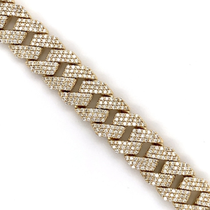 10mm Diamond Miami Cuban Bracelet