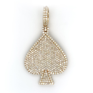 2.25 CT Ace of Spades Diamond Pendant