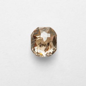 0.99ct Asscher Cut Salt and Pepper Diamond