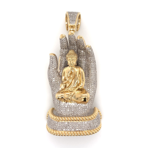 3.00 CT Buddha in Hand Diamond Pendant