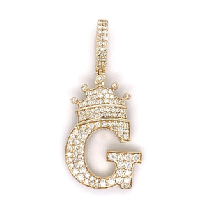 1.30 CT "G" King Diamond Pendant