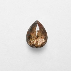 0.98ct Pear Salt and Pepper Diamond