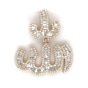 4.00 CT Allah Diamond Pendant 4.00 CT Allah Diamond Pendant