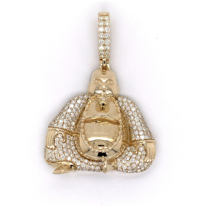 2.00 CT Buddha Diamond Pendant