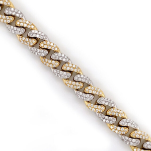 5.5mm Cuban Link Iced Out Diamond Bracelet