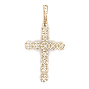 2.50 CT Cross Diamonds Pendant