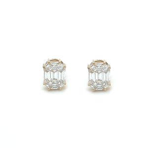 1.03Ct Diamond Stud Earrings