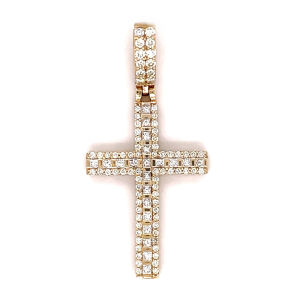 2.25 CT Cross Diamond Pendant