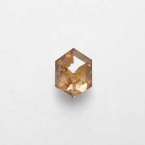 0.86ct Hexagon Salt and Pepper Diamond
