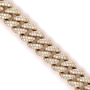 10.50mm Miami Diamond Cuban Bracelet