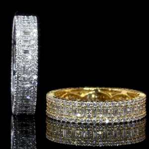 Round Diamond Band Ring