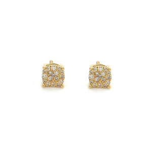 0.33Ct Round Diamond Earrings