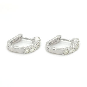 0.82Ct Round Diamond Earrings