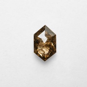 1.28ct Hexagon Salt and Pepper Diamond