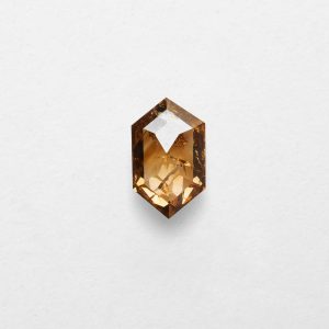 1.02ct Hexagon Cut Salt and Pepper Diamond