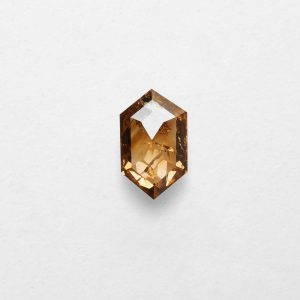 1.02ct Hexagon Cut Salt and Pepper Diamond