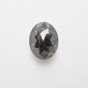 1.72 Ct Oval Salt and Pepper Diamond