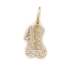 0.90 CT Silhouette Diamond Pendant