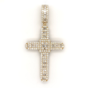 3.00 CT Baguette Cross Diamond Pendant 3.00 CT Baguette Cross Diamond Pendant