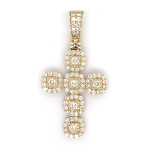 2.00 CT Cross Diamond Pendant 2.00 CT Cross Diamond Pendant