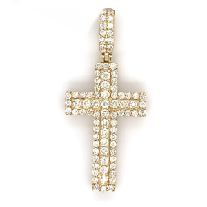 1.50 CT Cross Diamond Pendant